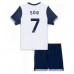 Maillot de foot Tottenham Hotspur Son Heung-min #7 Domicile vêtements enfant 2024-25 Manches Courtes (+ pantalon court)